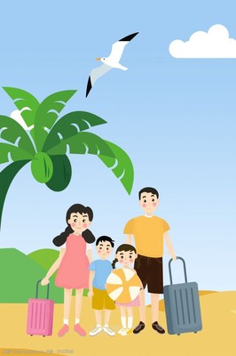 五一旅游卡通素材 用畫筆描繪的旅程詩篇